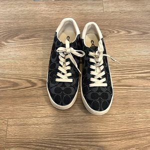 Coach Sneakers size 8 Like-New Condition Blue/White